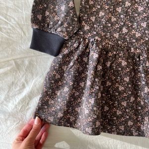 Jamie Kay Dress NWT 3T sweatshirt material long sleeve fall winter floral